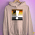 Bear Pride Flag Exclamation Point Hoodie - Light Pink